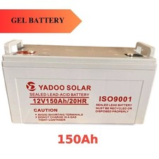 Batteria gel 150ah 12v - 150ah, per