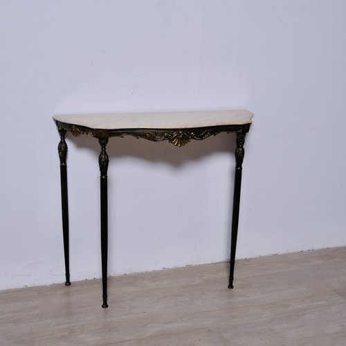Consolle bronzo con ripiano - in,