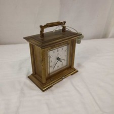 Orologio da Scrivania Antico Melux Ottone Italia Metà '900 Originale