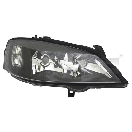 Faro sinistro nero - h7/hb3, per