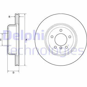 Disco freno ventilato - 2x,