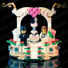 ⭐ Lego Sposi Matrimonio moc038 Wedding Cake Topper Torta nuziale NO SCATOLA