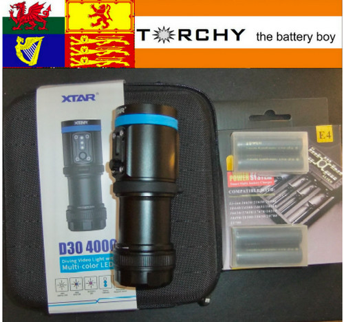 Torcia led immersione xtar - led,