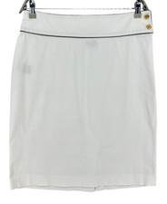 Gonna Mini Bianca Dritta RALPH LAUREN Donna Taglia 6 - W30