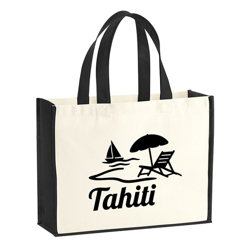 Borsa iuta tahiti motivo - borsa,
