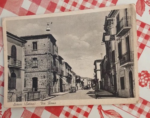 Cartolina viaggiata scauri - cartolina,