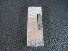 Dunhill Rollagas Accendino Lighter Argento Completo Ricondizionato Garanzia