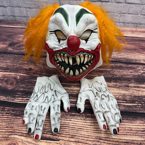 Spaventoso clown maschera - clown, e