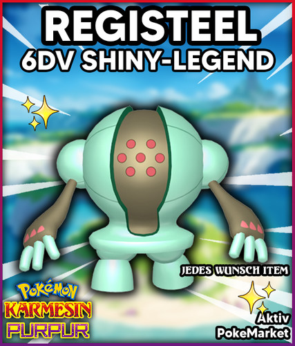 Registeel shiny 6dv - ✨,