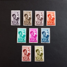 COLONIE SPAGNOLE - RIU MUNI 1960/ NINO INDIGENA, SERIE DI 9 VAL INTEGRI MNH**