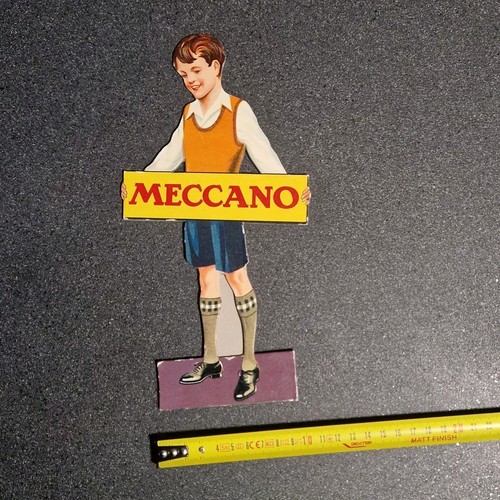 Meccano carton publicitaire - meccano,