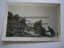 FOTO ORIGINALE SECONDA GUERRA MONDIALE. POSIZIONAMENTO ARMATO. Mis. 9 x 6,5 cm