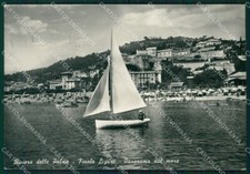 Savona Finale Ligure Barca Foto FG cartolina ZK6427
