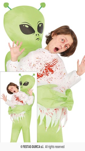 Guirca costume alieno rapitore - alieno,