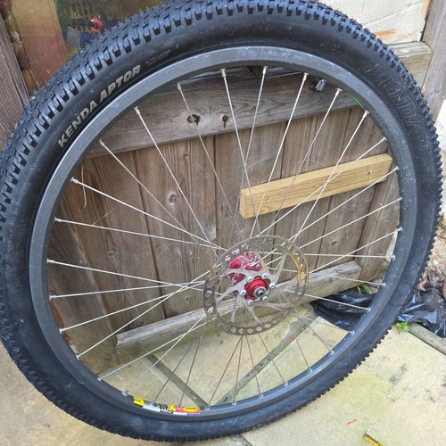 Mavic x618 front wheel - front, red