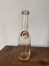 Caraffa osteria incisione acido 1/5 Litro vetro piombato Misura bottiglia bar