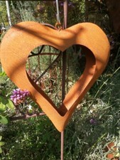 Cuore 3D in acciaio inox da