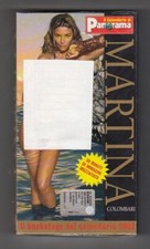 Vhs MARTINA COLOMBARI Calendario 2002 Backstage Panorama Bruno Bisang FOTO NUOVA