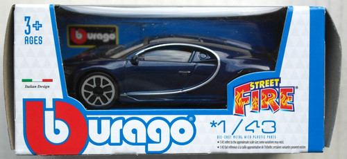 Bburago bugatti chiron blu - bburago,