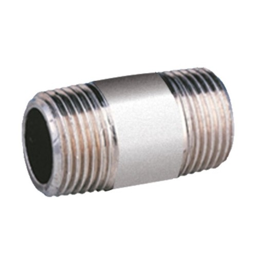 Nipplo canna acciaio inox - nipplo,