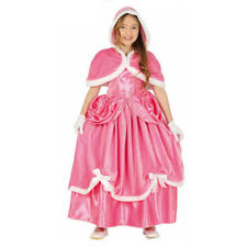 COSTUME CARNEVALE PRINCIPESSA DELLE NEVI VESTITO GUIRCA BAMBINA COLORE ROSA