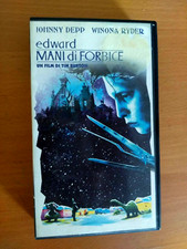 VHS TIM BURTON EDWARD MANI DI FORBICE JOHNNY DEPP VINCENT PRICE FOX 2000 RARO