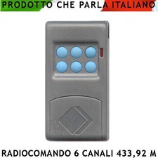 Radiocomando 6 canali 433,92 Mhz Antifurto Automatismo Accendiluci Comando Remot