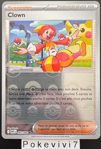 Carte pokemon clown 083 086 - carte, 083/086
