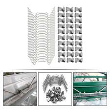 100pz clip per cavi pannelli per serra in policarbonato clip di fissaggio per serra