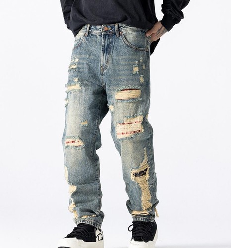 Jeans uomo retrò - , blu