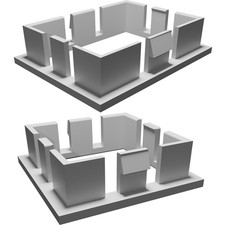 Set Cornici Pulsanti Ricambio