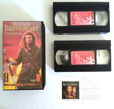 Vhs Braveheart Cuore Impavido Film Ita Avventura Mel Gibson Videocassetta (V56)°