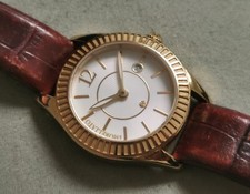 Morellato Star 2H-I7007 Watch Little Diamond On White Dial Gold Plated Mm38 Good