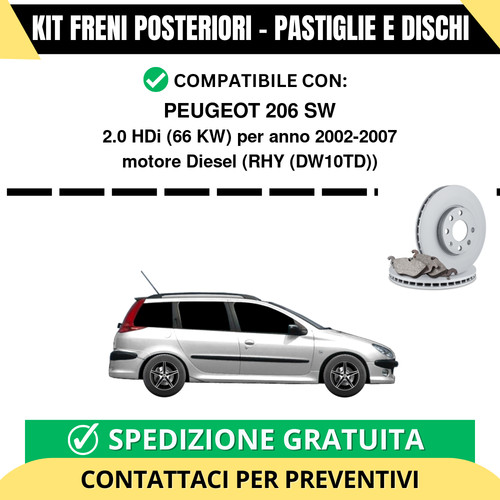 Kit freni posteriori - freni,