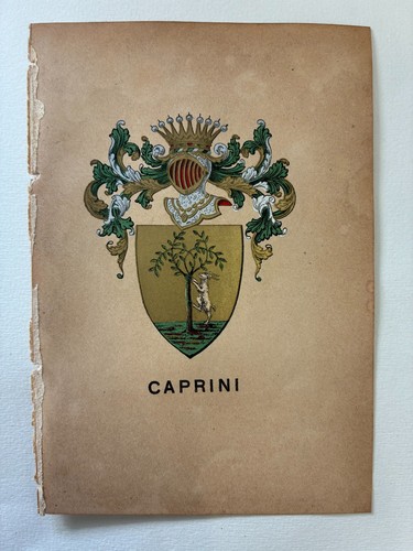Caprini stemma nobiliare - caprini.,