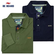 Polo uomo manica lunga 100%