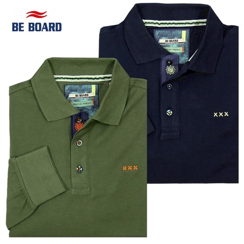 Polo uomo manica lunga 100%