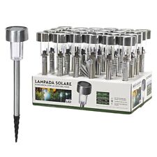 12 Lampade Paletti LED Luci da Giardino con Pannello a Energia Solare Segnapassi