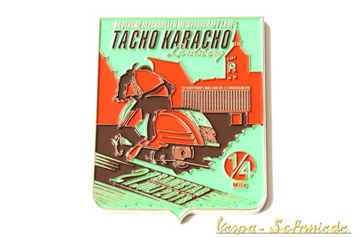 Targa metallo vespa tacho - in, "tacho