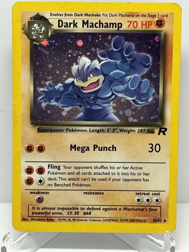 Dark machamp holo raro - machamp,