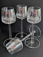 (4) Bicchieri da vino dolce Iittala Finlandia Alfredo Haberli Essenza Stelo