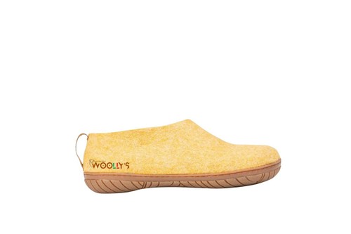 Scarpe esterno senape con - da,