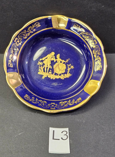 Posacenere limoges blu cobalto - posacenere,