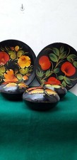 Lacquered and hand decorated - and,