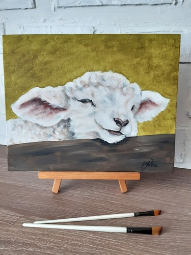 Quadro pecora fattoria arte