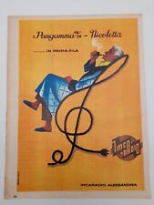 Clipping Ritaglio Pubblicità 1953 Imca Radio Pangamma AM/FM Nicoletta prima fila