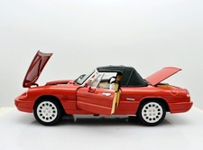 Modellino auto scala 1:18 alfa romeo spider jouef evolution modellismo statico