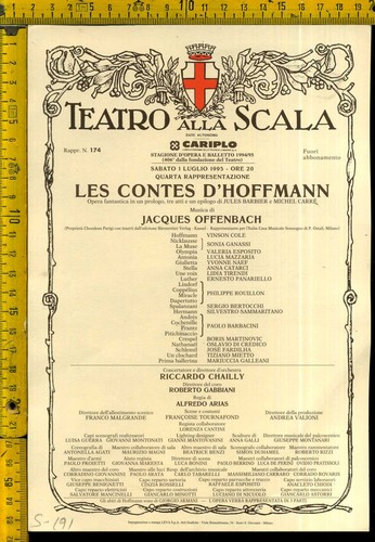 Teatro alla scala locandina - teatro,