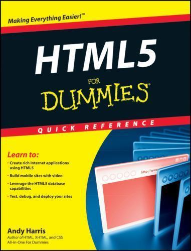Html5 for dummies - html5, quick