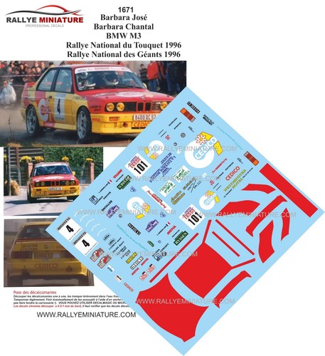 Decals ref 1671 bmw - decals,